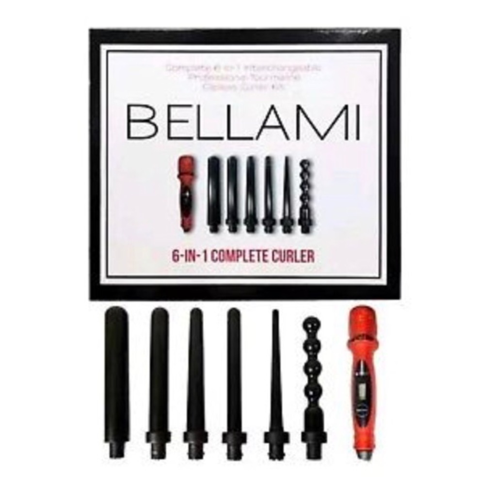 Bellami 6 in 1 hair wand styler set